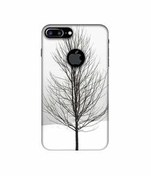 Amazon Brand - Solimo Designer Tree Sketch 3D Printed Hard Back Case Mobile Cover for Apple iPhone 7 Plus (Logo Cut)