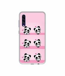 Amazon Brand - Solimo Designer Panda Pattern UV Printed Soft Back Case Mobile Cover for Samsung Galaxy A30s