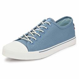 Klepe Men's Blue Vulcansied Canvas Sneakers-10 UK (44 EU) (11 US) (0706F/BLU)