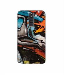 Amazon Brand - Solimo Designer Painting Texture 3D Printed Hard Back Case Mobile Cover for LG K7