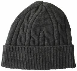 Amazon Essentials Cable Knit Hat Charcoal, One size