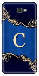 Amazon Brand - Solimo Designer Blue Pattern Alphabet-C 3D Printed Hard Back Case Mobile Cover for Samsung Galaxy J7 Prime