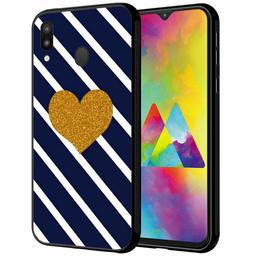 Amazon Brand - Solimo Designer Hearts Printed Hard Back Case Mobile Cover for Samsung Galaxy M20 (D1143)