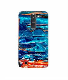 Amazon Brand - Solimo Designer Blue Oil Color 3D Printed Hard Back Case Mobile Cover for LG K7