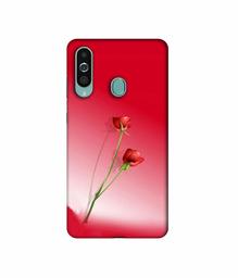 Amazon Brand - Solimo Designer Red Roses 3D Printed Hard Back Case Mobile Cover for Samsung Galaxy M40