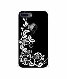 Amazon Brand - Solimo Designer Flower 3D Printed Hard Back Case Mobile Cover for Apple iPhone 8 Plus (with Logo Cut)