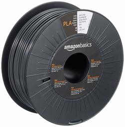 AmazonBasics Filament PLA pour imprimante 3D, 2,85 mm, Gris foncé, Bobine, 1 kg