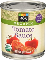 365 Everyday Value, Organic Tomato Sauce, 8 oz