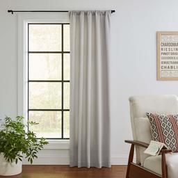 Stone & Beam Window-Treatments Grey Zoe 96