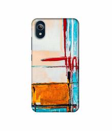 Amazon Brand - Solimo Designer Glass Paint 3D Printed Hard Back Case Mobile Cover for Vivo Y91i