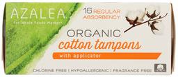 Azalea, Organic Cotton Tampons with Applicator, Regular, 16 ct