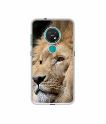 Amazon Brand - Solimo Designer Lion UV Printed Soft Back Case Mobile Cover for Nokia 7.2