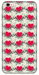 Amazon Brand - Solimo Designer Heart Pattern Design 3D Printed Hard Back Case Mobile Cover for Apple iPhone 6s Plus