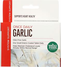 Whole Foods Market, Once Daily Garlic, 100 ct