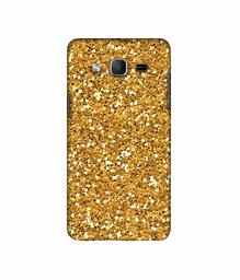 Amazon Brand - Solimo Designer Golden Sparkle 3D Printed Hard Back Case Mobile Cover for Samsung Galaxy On5