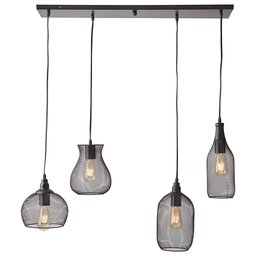 ALT081639-D - Stone & Beam Alexa EnabledMesh Pendant Matt Black