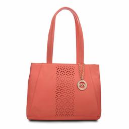 Nia & Nicole Women's Handbag (Dark Peach)