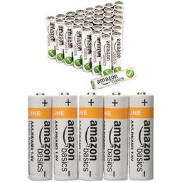 AmazonBasics Piles Alcalines AA [x20] + AAA [x36]