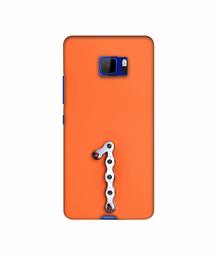 Amazon Brand - Solimo Designer Number One 3D Printed Hard Back Case Mobile Cover for HTC U Ultra