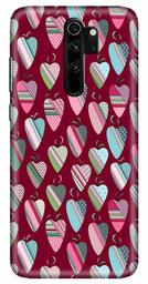 Amazon Brand - Solimo Designer Heart Pattern Design 3D Printed Hard Back Case Mobile Cover for Xiaomi Redmi Note 8 Pro