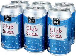 365 Everyday Value, Club Soda, 6 ct