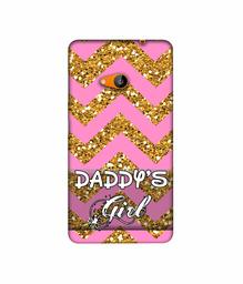 Amazon Brand - Solimo Designer Daddy's Girl 3D Printed Hard Back Case Mobile Cover for Microsoft Lumia 535