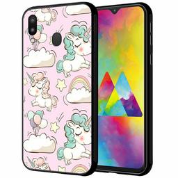 Amazon Brand - Solimo Designer Magical Unicorn Printed Hard Back Case Mobile Cover for Samsung Galaxy M20 (D1268)