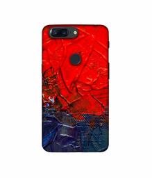 Amazon Brand - Solimo Designer Red Wax Color 3D Printed Hard Back Case Mobile Cover for Oneplus 5T