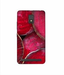 Amazon Brand - Solimo Designer Red Texture 3D Printed Hard Back Case Mobile Cover for Lenovo A6600