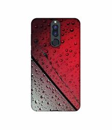 Amazon Brand - Solimo Designer Water Drop On Glass UV Printed Soft Back Case Mobile Cover for Huawei Honor 9i