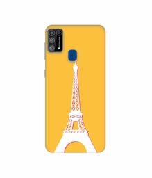 Amazon Brand - Solimo Designer Eiffel Tower 3D Printed Hard Back Case Mobile Cover for Samsung Galaxy M31