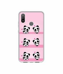 Amazon Brand - Solimo Designer Panda Pattern UV Printed Soft Back Case Mobile Cover for Panasonic Eluga X1