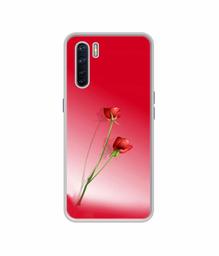 Amazon Brand - Solimo Designer Red Roses UV Printed Soft Back Case Mobile Cover for Oppo F15