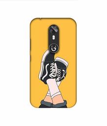 Amazon Brand - Solimo Designer Boy Shoes Pattern 3D Printed Hard Back Case Mobile Cover for Gionee A1