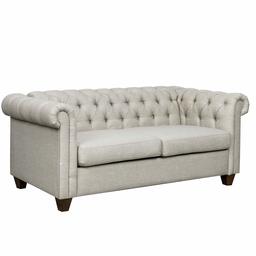 Ravenna Home Classic Chesterfield 3-Seater Sofa, 70.87