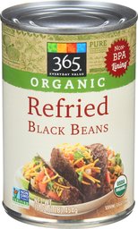 365 Everyday Value, Organic Refried Black Beans, 16 oz