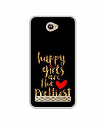 Amazon Brand - Solimo Designer Happy Girls are The Prettiest UV Printed Soft Back Case Mobile Cover for 10.or D2