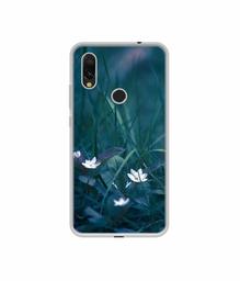 Amazon Brand - Solimo Designer White Flower UV Printed Soft Back Case Mobile Cover for Mi Redmi Y3