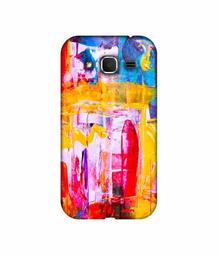 Amazon Brand - Solimo Designer Multicolor Canvas Paint 3D Printed Hard Back Case Mobile Cover for Samsung Galaxy Core Prime