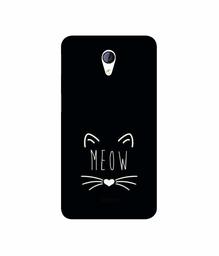 Amazon Brand - Solimo Designer Meow 3D Printed Hard Back Case Mobile Cover for Micromax Canvas Unite 2 A106