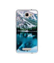 Amazon Brand - Solimo Designer Lake Mountain UV Printed Soft Back Case Mobile Cover for Panasonic Eluga I3