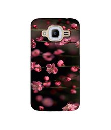 Amazon Brand - Solimo Designer Pink Flowers UV Printed Soft Back Case Mobile Cover for Samsung Galaxy J2 (2016)