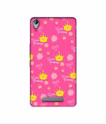 Amazon Brand - Solimo Designer Little Princess Pattern 3D Printed Hard Back Case Mobile Cover for Micromax Canvas Juice 3Plus Q394