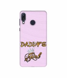 Amazon Brand - Solimo Designer Daddy's Girl in Glitter Pattern 3D Printed Hard Back Case Mobile Cover for Asus Zenfone Max M1 ZB555KL