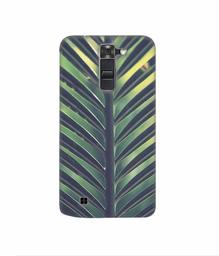 Amazon Brand - Solimo Designer Leaf Texture 3D Printed Hard Back Case Mobile Cover for LG K7