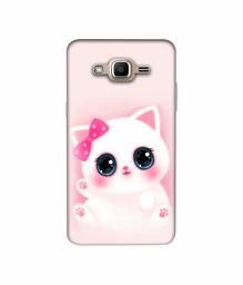 Amazon Brand - Solimo Designer Babby Kitty 3D Printed Hard Back Case Mobile Cover for Samsung Galaxy J2 Prime