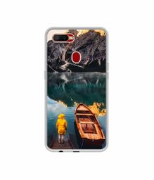 Amazon Brand - Solimo Designer Lake View UV Printed Soft Back Case Mobile Cover for Oppo A5s