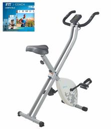 CADENCE Unisex E-SMARTFIT 150 Faltbares Fitnessfahrrad, Schwarz und Silber