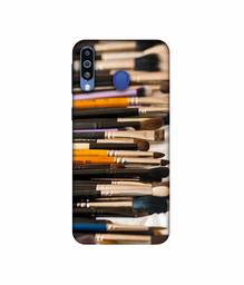 Amazon Brand - Solimo Designer Makeup Set 3D Printed Hard Back Case Mobile Cover for Samsung Galaxy M21