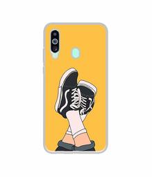 Amazon Brand - Solimo Designer Boy Shoes Pattern UV Printed Soft Back Case Mobile Cover for Samsung Galaxy M40